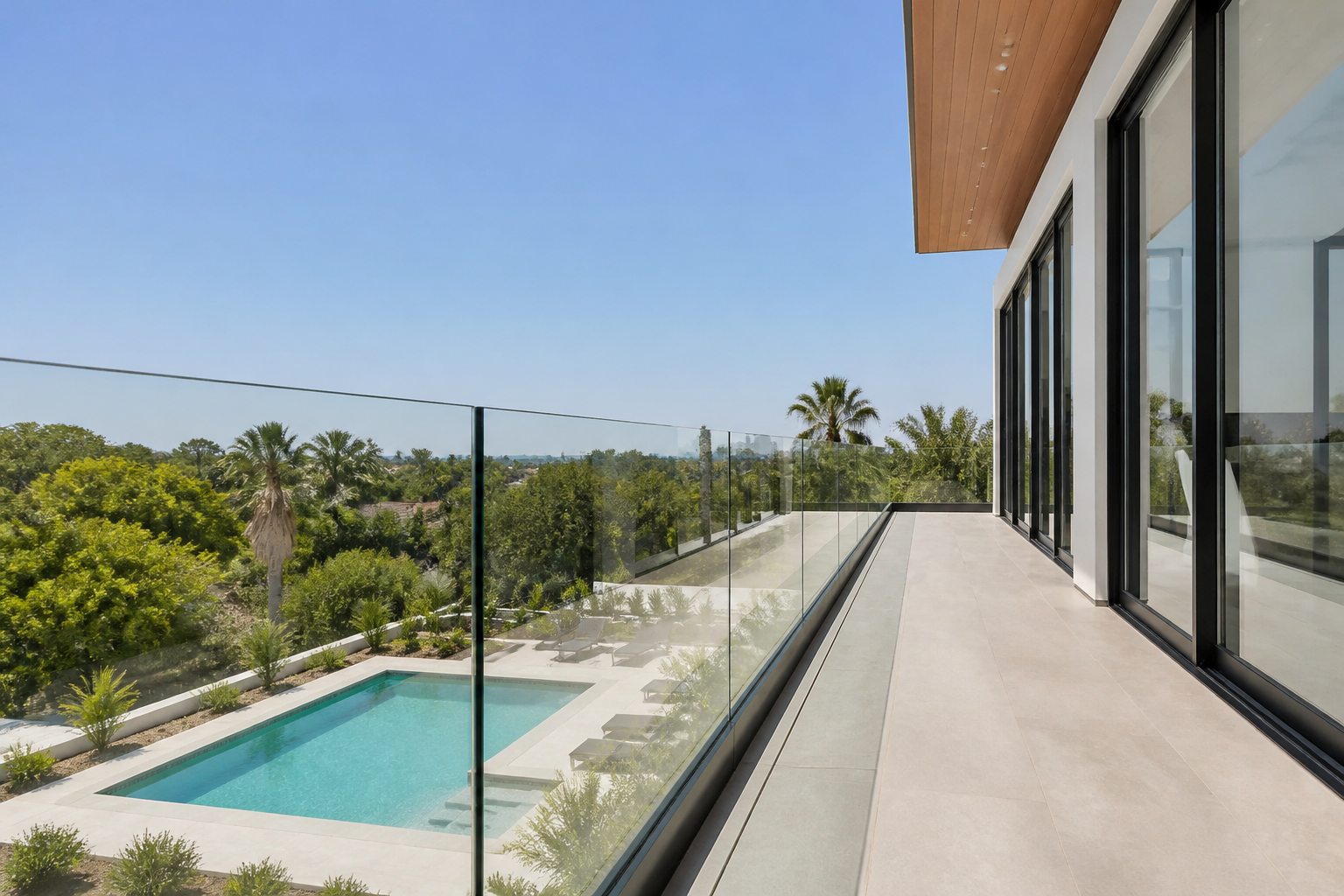 VLX 120 Glass Railing System in San Antonio, TX | Lightwell Windows San Antonio - detail 4